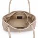 Сумка на високих ручках молочна Світлий бежевий з італійської шкіри &mdash; фото 3 з 5